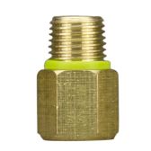 Adaptor 1/4 Male NPT to Female BSP BRASS