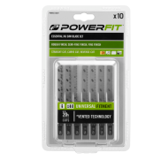 Powerfit 10 Piece Essential   JigSaw Set